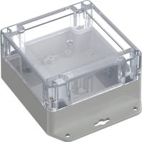 TRU COMPONENTS 6U07111106737 TC-13865284 Industriële behuizing 136.5 x 106.5 x 60.1 ABS-PC Lichtgrijs, Transparant 1 stuk(s) - thumbnail