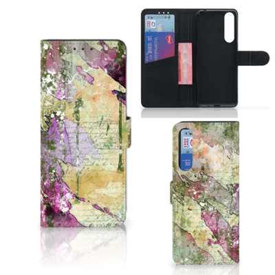 Hoesje Sony Xperia 1 II Letter Painting Hoesje Sony Xperia 1 II Letter Painting
