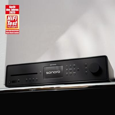 Sonoro: Quantum stereoreceiver - Mat zwart Sonoro: Quantum stereoreceiver - Mat zwart