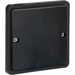 Niko New Hydro blindplaat zwart IP55 761-38500