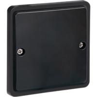 Niko New Hydro blindplaat zwart IP55 761-38500 - thumbnail