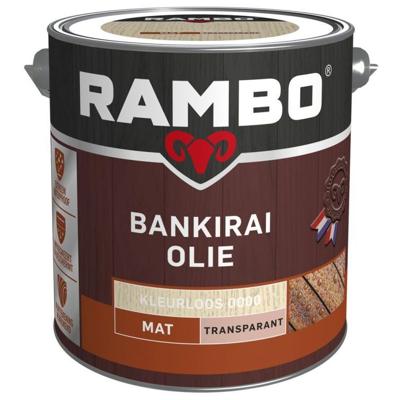Rambo Bankirai Olie Transparant