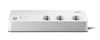 APC by Schneider Electric PM6-GR Overspanningsveilige stekkerdoos 6-voudig Wit Randaarde stekker 1 stuk(s)