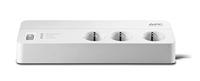 APC by Schneider Electric PM6-GR Overspanningsveilige stekkerdoos 6-voudig Wit Randaarde stekker 1 stuk(s) - thumbnail
