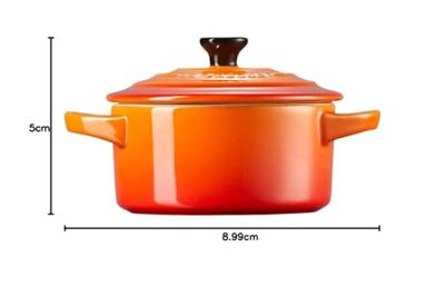 LE CREUSET - Aardewerk - Mini braadpan 10cm Oranje - thumbnail