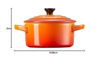 LE CREUSET - Aardewerk - Mini braadpan 10cm Oranje - thumbnail