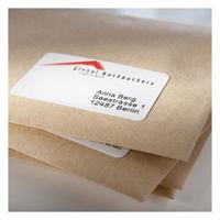 Etiket Avery Zweckform LR3427-10 105x74 mm recycled wit 80stuks - thumbnail