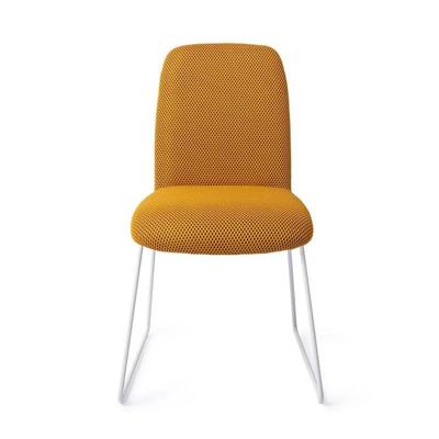 Jesper Home Eetkamerstoel 'Taiwa' Slide White, kleur Groovy Garam