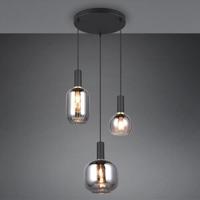 Trio Eetkamer hanglampDiva 3-lichts - smoke glas - 319830332 - thumbnail
