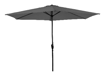 Stokparasol Gemini 300 cm grijs Stokparasol Gemini 300 cm grijs