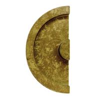 HDD Pro Schuifdeurkom Inkapschelp Hdd Halve Maan Massief 40mm Old Yellow - thumbnail