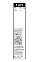 Bosch ruitenwissers Aerotwin A582S- Lengte: 600/530 mm - set wisserbladen voorzijde A582S - thumbnail