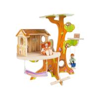 Boomhut met buigzame poppen - thumbnail