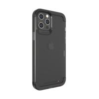 Gear4 Wembley Palette - Achterzijde behuizing voor mobiele telefoon - polycarbonaat, D3O, thermoplastic polyurethaan (TPU) - rook - slank ontwerp - voor Apple iPhone 12 Pro Max - thumbnail