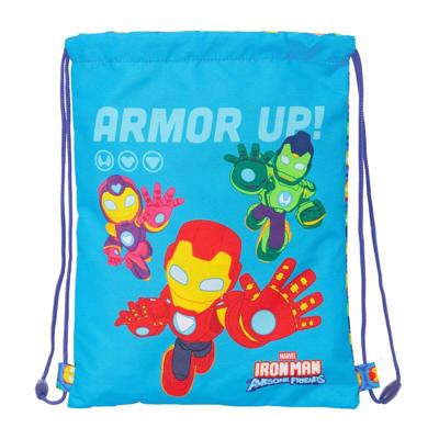 Rugtas met Koordjes Iron Man Multicolour 26 x 34 x 1 cm