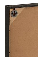 J-Line Wanddeco Gezichten Metaal|Hout Zwart|Wit Small Assortiment V - thumbnail