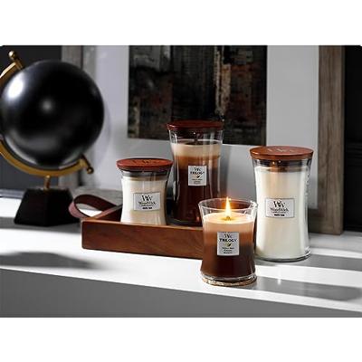 WoodWick white teak medium candle