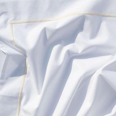 Dommelin Dommelin Dekbedovertrek Cortina Percal 200TC Wit-Ecru 140x200/220 cm