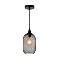 Lucide MESH - Hanglamp - Ø 15 cm - 1xE27 - Zwart - thumbnail
