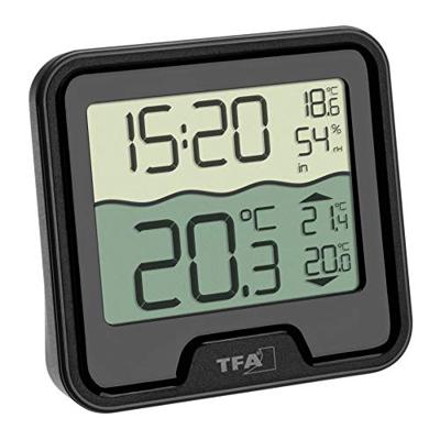 TFA Dostmann Marbella 30.3066.01 Zwembadthermometer Zwart