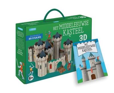 Rebo Publishers Boek + 3d model - het middeleeuwse kasteel - 89st.