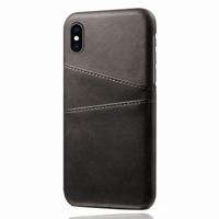 Casecentive Leren Wallet back case iPhone XS Max zwart - thumbnail