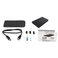 FANTEC 1661 Externe harde schijf, behuizing voor 6,35 cm (2,5 inch) SATA i/II/III harde schijf/Solid State Drive, zwart - thumbnail