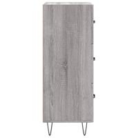 Dressoir 34,5x34x90 cm bewerkt hout grijs sonoma eikenkleurig - thumbnail