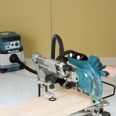 Makita DLS111ZU 2x18V 260mm Radiaal Afkortzaag Body met AWS Zender