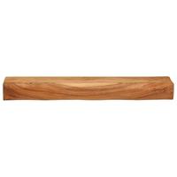 Wandschappen 2 st 80x17x8 cm massief acaciahout - thumbnail