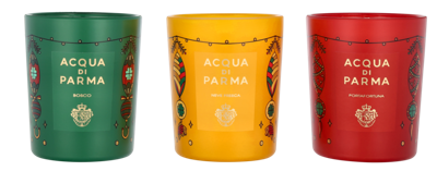 Acqua Di Parma Holiday Candle Trio Giftset 210 g