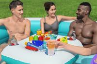 Bestway Opblaasbare Kinderzwembad 2 KAMER Familie Drijvende Tafel 218x218x48 cm +6 Jaar 54446 - thumbnail
