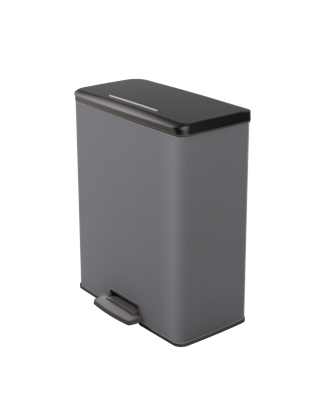 Curver deco bin duo 26l+26l cool grey