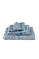Pip Studio Pip Studio Soft Zellige handdoek Blauw Grijs 55x100 cm - thumbnail