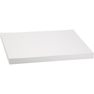 Creativ Company Gekleurd karton, a3, vel 297x420 mm, 250 gr, wit, 100 vel/ 1 doos