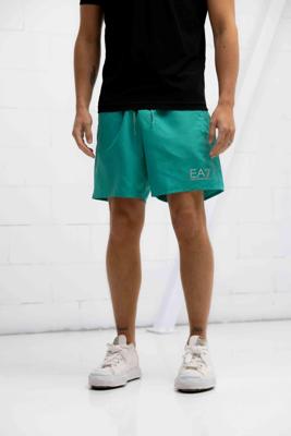 EA7 Emporio Armani Small Logo Zwembroek Heren Groen - Maat S - Kleur: Groen | Soccerfanshop
