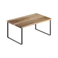 Metaltex York Lava Kruidenrek 1 Etage 19x32x16 cm Acacia Hout/Zwart Metaal - thumbnail