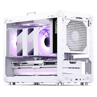 Jonsbo C6MAXWHITE Mini-tower Behuizing, Gaming-behuizing, PC-behuizing Wit