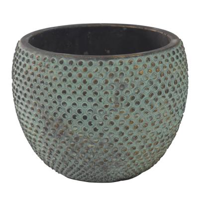 Fay blauw grijs bloempot binnen 18x14 cm