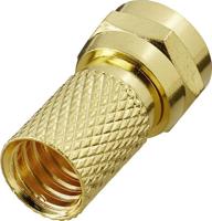 Renkforce 0403325 F-stekker Aansluitingen: F-stekker Kabeldiameter: 7.5 mm 1 stuk(s) - thumbnail