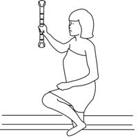 Wandbeugel Etac Handy Recht voor Muurbevestiging 40 cm Wit Etac - thumbnail