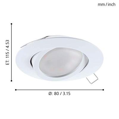 Eglo Inbouw spotTedo set van 3 wit - 31683