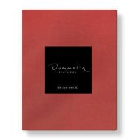 Dommelin Dommelin Topper Hoeslaken Uni Satijn 600TC 727 Koraal 210x210/9 - thumbnail