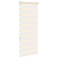 VidaXL Zebra rolgordijn 65x150 cm stofbreedte 60,9 cm marmerbeige - thumbnail