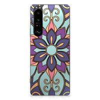 Sony Xperia 1 III | TPU Case | Purple Flower - thumbnail