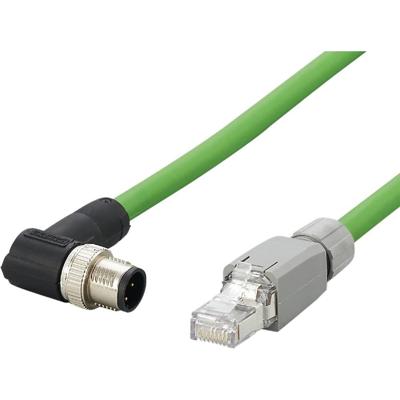ifm Electronic E12226 Verbindingskabel Aantal polen (sensoren): 4 Stekker, recht, Stekker, haaks 2 m 1 stuk(s)