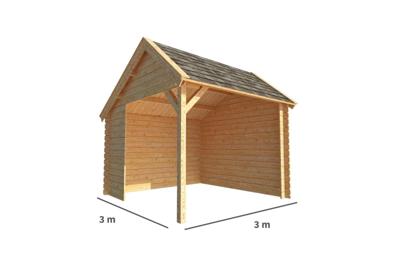 Overkapping Michelle-Iza 300 cm bij 300 cm diep kapschuurdak Warentuin Collection - Warentuin collection Overkapping Michelle-Iza 300 cm bij 300 cm diep kapschuurdak Warentuin Collection - Warentuin collection