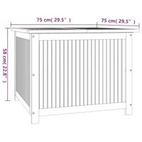 Tuinbox 75x75x58 cm massief acaciahout - thumbnail