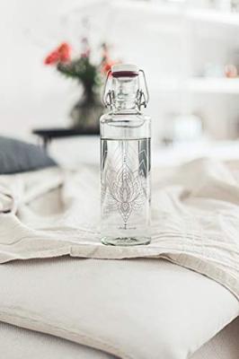 Soulbottles Just Breathe drinkfles glas 0,6 l