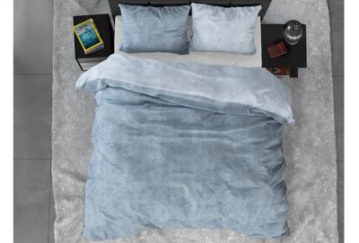 Sleeptime Flanel Washed Cotton Blauw 240 x 200/220 cm